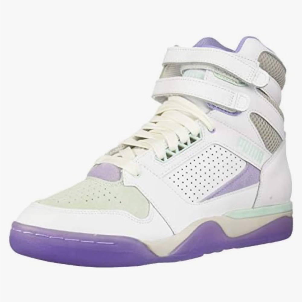 Puma Mens Palace Guard Mid Easter White Shoes size 8.5